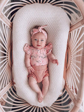Load image into Gallery viewer, Pink Wattle Short Sleeve Bodysuit - Organic Clothing by Snuggle Hunny Kids