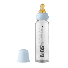 Load image into Gallery viewer, Bibs Baby Glass Bottle Set 225ml Baby Blue
