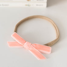 Load image into Gallery viewer, Coral Velvet Bow
