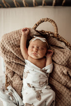 Load image into Gallery viewer, Fox  | Baby Jersey Wrap & Topknot Set - Snuggle Hunny
