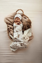 Load image into Gallery viewer, Fox  | Baby Jersey Wrap & Topknot Set - Snuggle Hunny