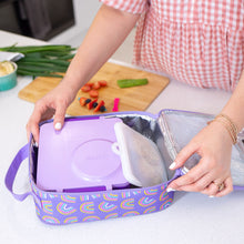 Load image into Gallery viewer, MontiiCo Large Insulated Lunch Bag - Rainbows