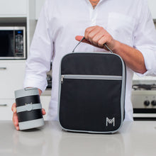 Load image into Gallery viewer, MontiiCo Large Insulated Lunch Bag - Coal