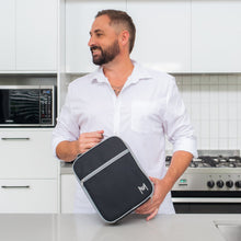 Load image into Gallery viewer, MontiiCo Large Insulated Lunch Bag - Coal