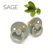 Load image into Gallery viewer, Bibs Dummies - SIZE 2 (Two Pack) - Green Lily