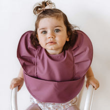 Load image into Gallery viewer, Mauve l Snuggle Bib Waterproof - Snuggle Hunny Kids - Green Lily