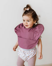 Load image into Gallery viewer, Mauve l Snuggle Bib Waterproof - Snuggle Hunny Kids - Green Lily