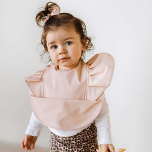 Load image into Gallery viewer, Nude l Snuggle Bib Waterproof - Snuggle Hunny Kids - Green Lily
