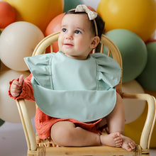 Load image into Gallery viewer, Sage Frill Snuggle Bib Waterproof - Snuggle Hunny Kids