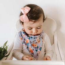 Load image into Gallery viewer, Vintage Blossom l Dribble Bandana Bib l Snuggle Hunny Kids - Green Lily