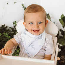 Load image into Gallery viewer, Wild Fern l Dribble Bandana Bib l Snuggle Hunny Kids - Green Lily
