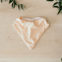 Load image into Gallery viewer, Peach Pearl l Dribble Bandana Bib l Snuggle Hunny Kids - Green Lily