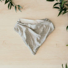 Load image into Gallery viewer, Grey Marle l Dribble Bandana Bib l Snuggle Hunny Kids - Green Lily