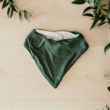 Load image into Gallery viewer, Olive l Dribble Bandana Bib l Snuggle Hunny Kids - Green Lily