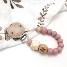 Load image into Gallery viewer, Floral Rose - Elements Silicone Dummy Holder (preorder eta feb) - Green Lily