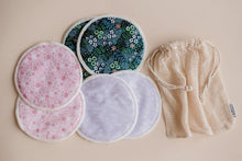 Load image into Gallery viewer, Re-usable Breast Pads - MAUVE FLORET - My Little Gumnut