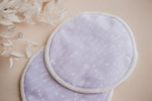 Load image into Gallery viewer, Re-usable Breast Pads - MAUVE FLORET - My Little Gumnut