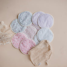 Load image into Gallery viewer, Re-usable Breast Pads - IRIS POSY - My Little Gumnut