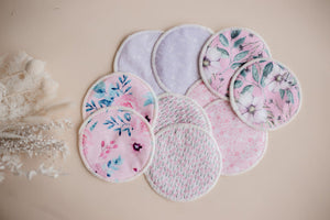 Re-usable Breast Pads - FLOWERING BLOOM - My Little Gumnut