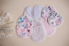 Load image into Gallery viewer, Re-usable Breast Pads - MAUVE FLORET - My Little Gumnut