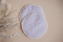 Load image into Gallery viewer, Re-usable Breast Pads - MAUVE FLORET - My Little Gumnut