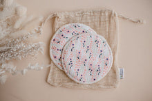 Load image into Gallery viewer, Re-usable Breast Pads - SUMMER BLOSSOM - My Little Gumnut