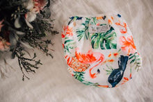 Load image into Gallery viewer, My Little Gumnut - TROPICAL OASIS - swimming nappy (3-18months) - Green Lily