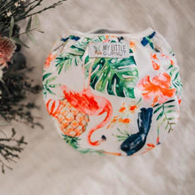 Load image into Gallery viewer, My Little Gumnut - TROPICAL OASIS - swimming nappy (18-36months) - Green Lily