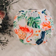 Load image into Gallery viewer, My Little Gumnut - TROPICAL OASIS - swimming nappy (3-18months) - Green Lily