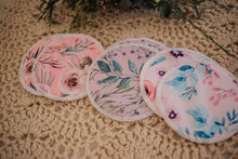 Load image into Gallery viewer, REUSABLE BREASTPADS 3 PAIRS (ASSORTED PATTERNS) - My Little Gumnut - Green Lily
