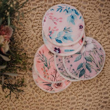 Load image into Gallery viewer, REUSABLE BREASTPADS 3 PAIRS (ASSORTED PATTERNS) - My Little Gumnut - Green Lily