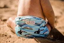 Load image into Gallery viewer, My Little Gumnut - WHALES - swimming nappy (3-18months)