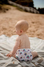 Load image into Gallery viewer, My Little Gumnut - PASTEL RAINBOW - swimming nappy (18-36months)