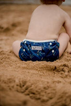 Load image into Gallery viewer, My Little Gumnut - BOHO NAVY - swimming nappy (3-18months)