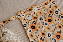 Load image into Gallery viewer, My Little Gumnut - RETRO FLOWERS - Large Wet bag