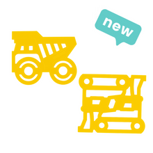 Load image into Gallery viewer, LUNCH PUNCH SANDWICH CUTTERS - CONSTRUCTION