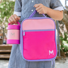 Load image into Gallery viewer, MontiiCo Large Insulated Lunch Bag - Pink Colour Block