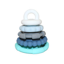 Load image into Gallery viewer, Jellystone Rainbow Stacker & Teething Toy