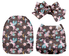 Load image into Gallery viewer, Mama Koala - Unicorn with matching headband - Green Lily