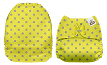 Load image into Gallery viewer, Mama Koala - yellow & grey polka dot