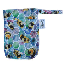Load image into Gallery viewer, Seedling Baby - Teeny Tote Reusable wet bag - beehive