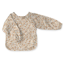 Load image into Gallery viewer, Sleeved Bib - Toffee Blossom - The Bebe Hive