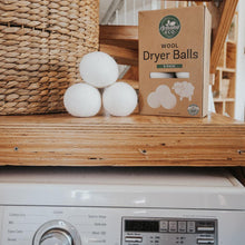 Load image into Gallery viewer, Wool Dryer Balls 6 Pack with Storage Pouch