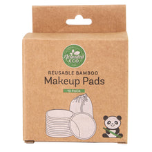 Load image into Gallery viewer, Reusable Bamboo Make-up Pads - Pack of 10 with wash bag - Activated Eco