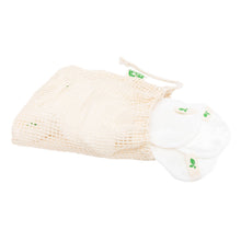 Load image into Gallery viewer, Reusable Bamboo Make-up Pads - Pack of 10 with wash bag - Activated Eco