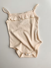 Load image into Gallery viewer, Cream Bodysuit - Green Lily