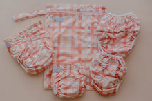 Load image into Gallery viewer, My Little Gumnut - GINGHAM RUST - Large Wet bag