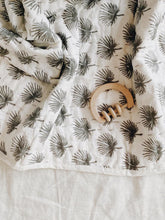 Load image into Gallery viewer, Lion + Lamb the Label FAN PALM KANTHA BLANKET