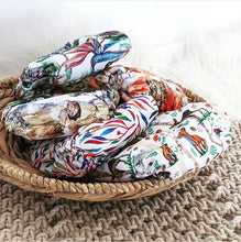 Load image into Gallery viewer, Baby Bare Cloth Nappy Part Time Pack - 24 Nappies - Green Lily