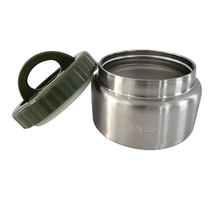 Load image into Gallery viewer, LITTLE BUDDE.E Thermo Jar - DARK OLIVE GREEN
